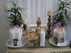 Altar for St. Joseph's Feast Day March 19th