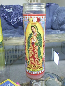 Our Lady of Guadalupe Candle